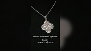 Элегантное ожерелье с подвеской «Счастливый цветок» из стерлингового серебра 925 пробы