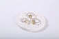 Излучающие режа винтажные кольца обручальных колец 2.05g 925 серебряные CZ для женщин