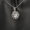 Шкентель 925 лакомства серебряное Солнце сформировало шкентель для ожерелья любов DIY очаровывает сердце подарка Валентайн