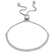 Zirconia регулируемого браслета 925 серебряного CZ кубический заморозил вне браслет тенниса цепной для женщин