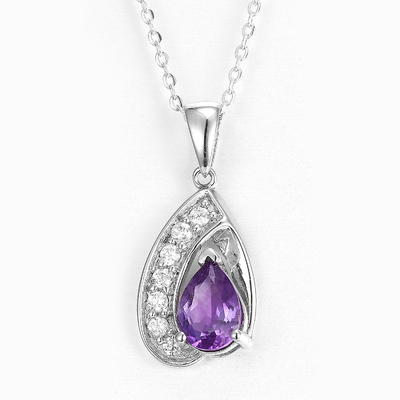 Маркиз Gemstone Teardrop Pendant 925 Sterling Silver Кольцо для повседневного ношения