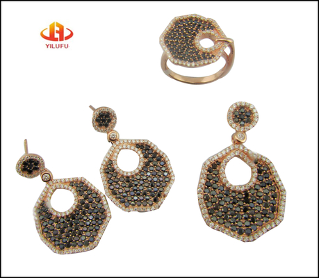 AAA CZ Bezel Set Sterling Silver Pendant Necklace Rhodium Plated Classic Jewelry Set (ААА CZ Безельный набор серебряного подвеска, ожерелье с родиовым покрытием, классический ювелирный набор)