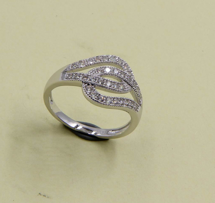 Radiant Cut Pear CZ Кольца в чистом серебре 925 Каменный размер 1,0-2,0 мм гравированное серебряное кольцо серебряные модные кольца