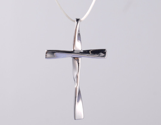 925 Стерлинговый серебряный крест Pendant с религиозным дизайном заклинания для ювелирных изделий Cross Pendant ювелирная коллекция