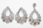 Teardrop свадьбы Zirconia груши 5.27g серебр ожерелья форменного кубического привесного привесной