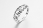 Циркон 925 стерлинговый серебряный CZ кубический звенит обручальные кольца для женщин