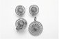 Ювелирные изделия серебра 925 Zirconia AAA кубические установили стерлинговые наборы серебряной свадьбы 6.26g 925