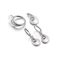 Обручальное кольцо серебра Inregular 925 установило Zirconia AAA кубический