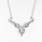 Кубические летание Pheonix ожерелиь Zirconia 925 стерлинговое серебряное