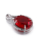 ожерелье жемчуга Prada серебряной драгоценной камня 2.21g 925 привесное с рубиновым шкентелем