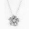 Шкентель цветка 5.38g Chanel 925 серебряный CZ привесной стерлинговый серебряный
