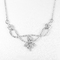 Купидон наблюдает ожерелье ожерелья 6.6g 8mm захвата людей стерлинговое серебряное