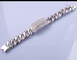 браслет 100g 19cm 925 серебряный CZ персонализировал стерлинговые серебряные браслеты приятельства