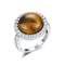 Лечение облицовывает 925 серебряным диапазон кольца колец 9x12mm драгоценной камня овальным белым высекаенный нефритом