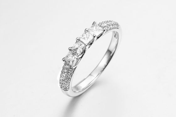 Кольцо на стеке 2 оптовые ювелирные изделия роскошные женские кольцо драгоценный камень кристалл камень смешанный цвет циркон девушки кольцо купить кольца оптом